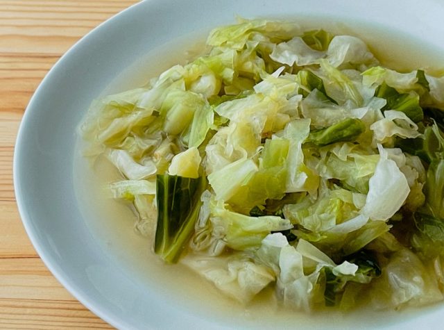 小松菜と油揚げの煮びたし 割とズボラ 週末の作り置きレシピ