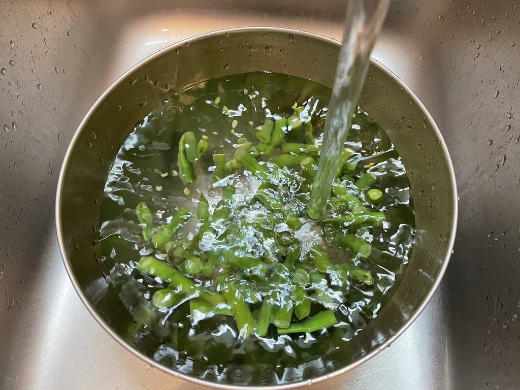 【野菜ひとつ】いんげんのごまマヨ和え - 週末の作り置きレシピ