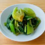 【野菜ひとつ】青梗菜のオイスターソース和え