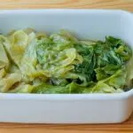 【野菜ひとつ】レタスのオリーブオイル煮