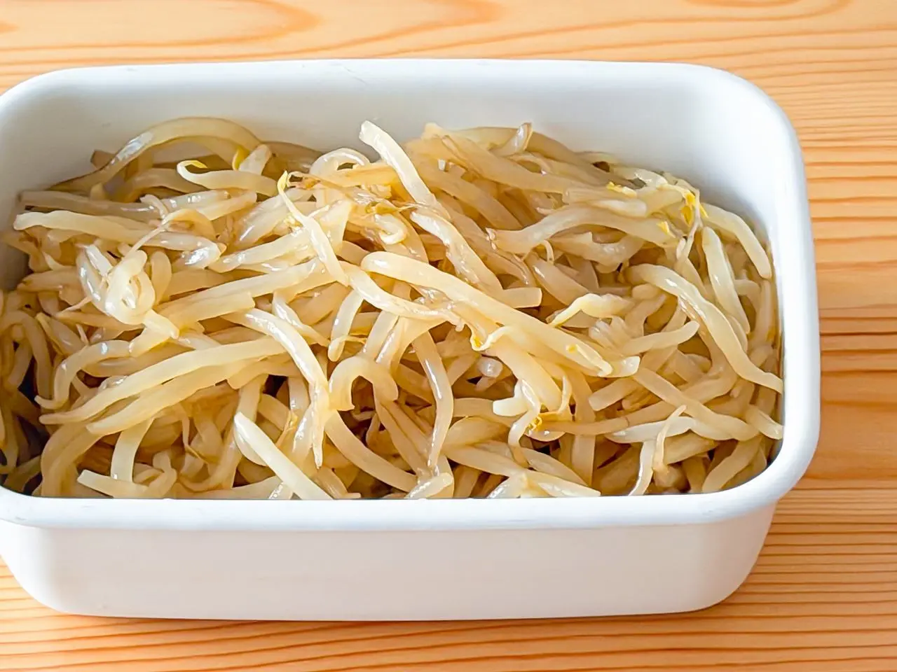 【野菜ひとつ】もやしのめんつゆ蒸し