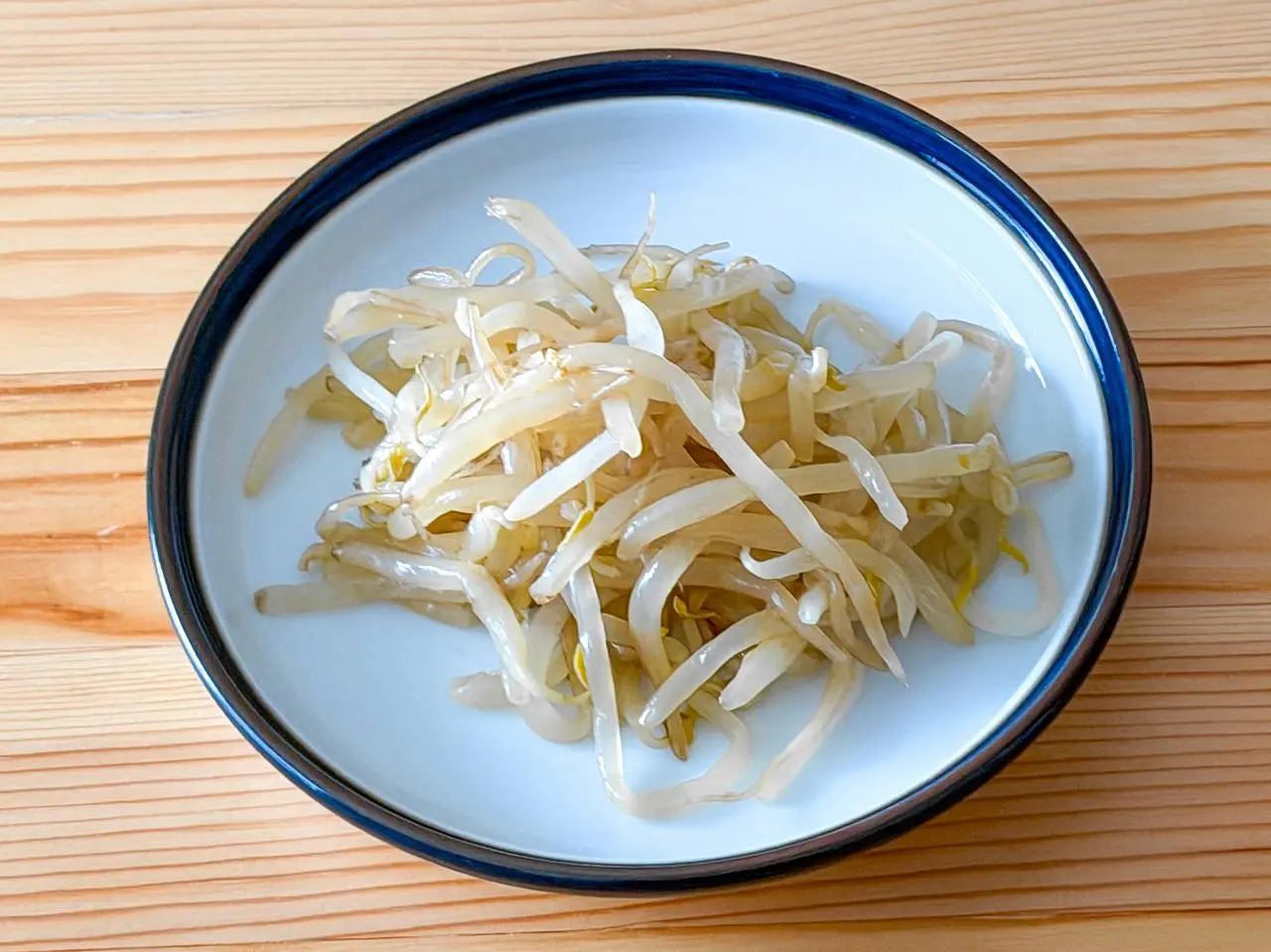 【野菜ひとつ】もやしのめんつゆ蒸し