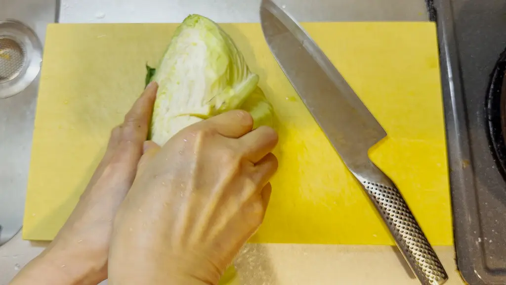 キャベツの芯