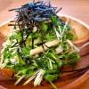 水菜と大根の梅サラダ