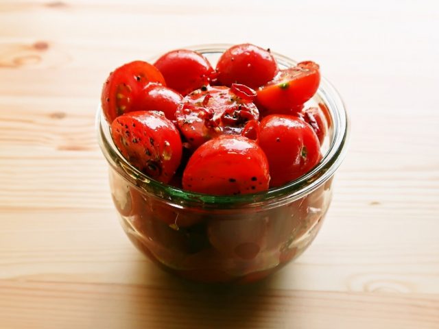 【野菜ひとつ】ミニトマトのスパイシーマリネ