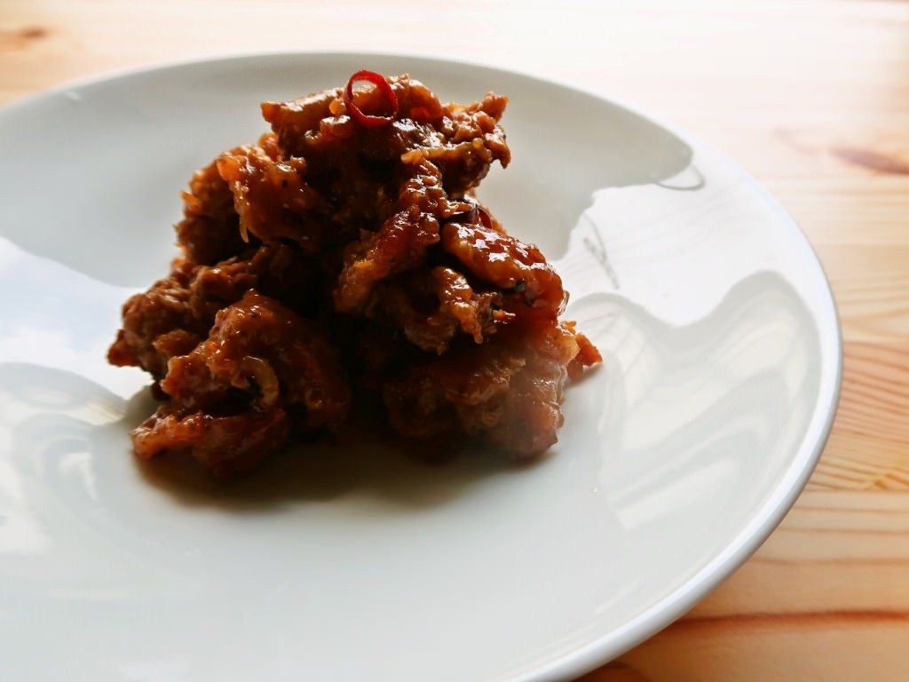 ピリ辛 豚こま肉の豆板醤しょうが焼き 週末の作り置きレシピ