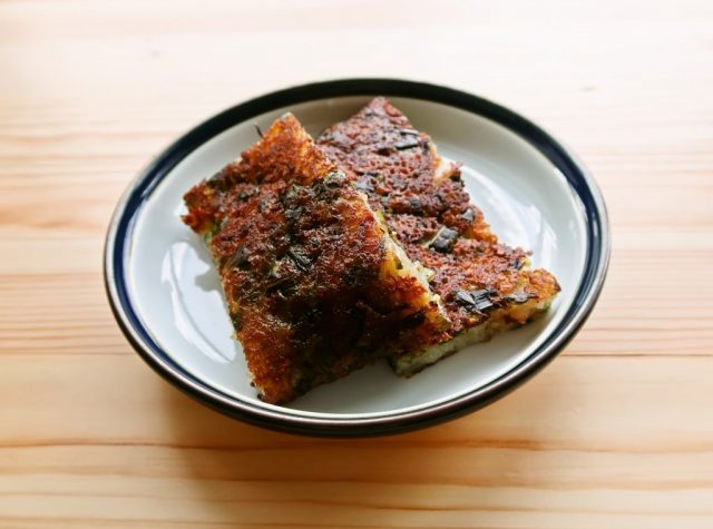 もちふわ　じゃがいものねぎ焼き