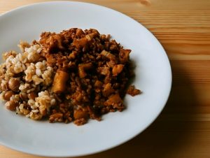 れんこん和風ドライカレー