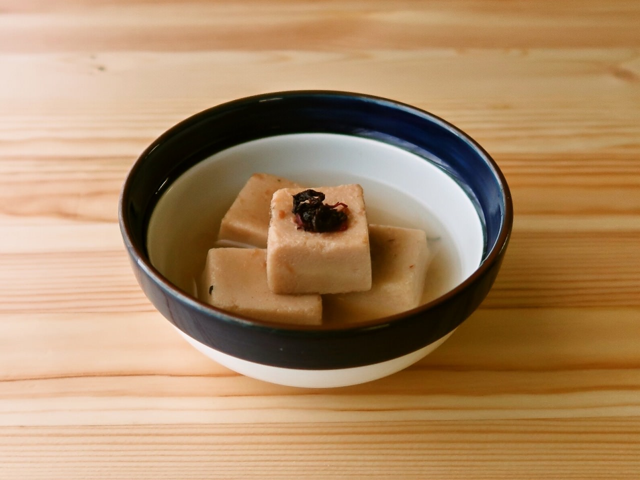 高野豆腐の梅含め煮