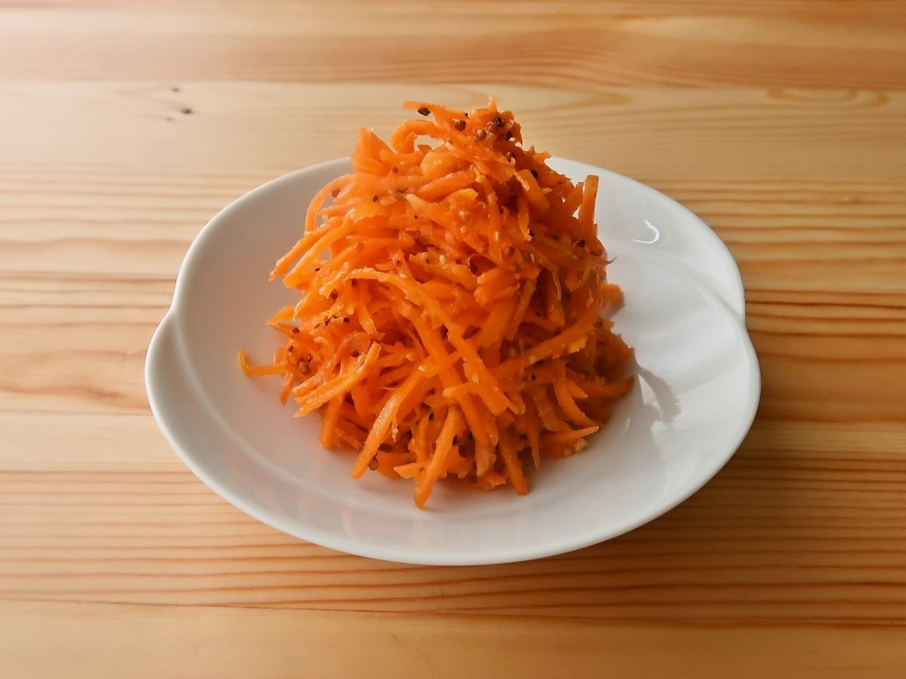 野菜ひとつ にんじんの粒マスタードマリネ 週末の作り置きレシピ