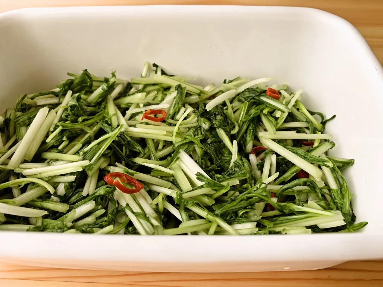 【野菜ひとつ】水菜のアジアンサラダ