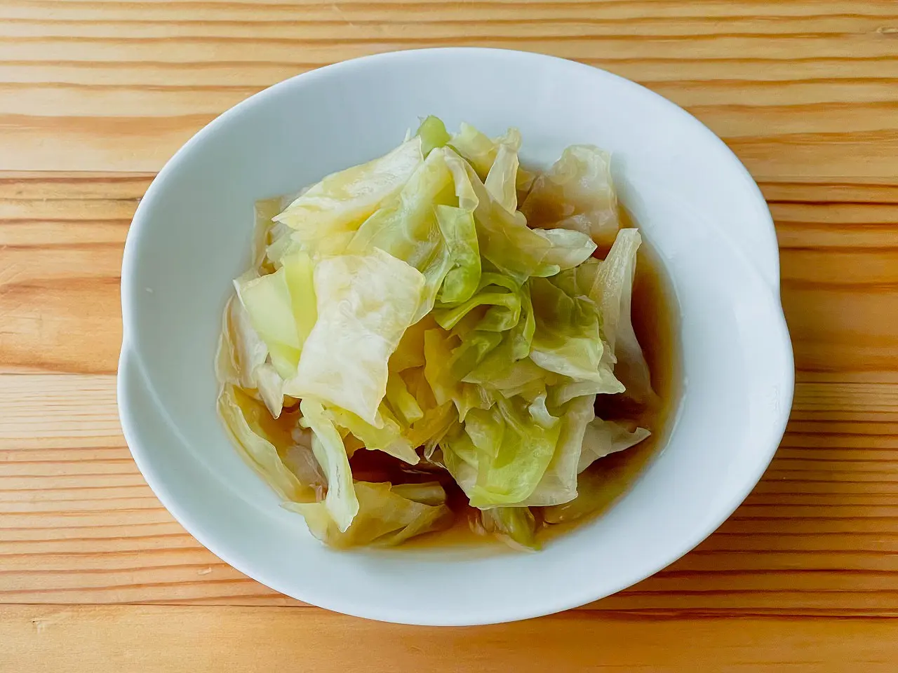 めんつゆで キャベツのおひたし めんつゆで キャベツのおひたし